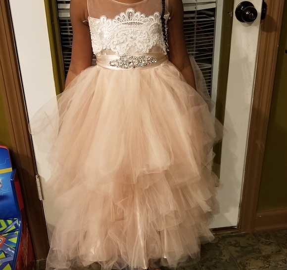 Beautiful flower girl dress - Picture 1 of 4